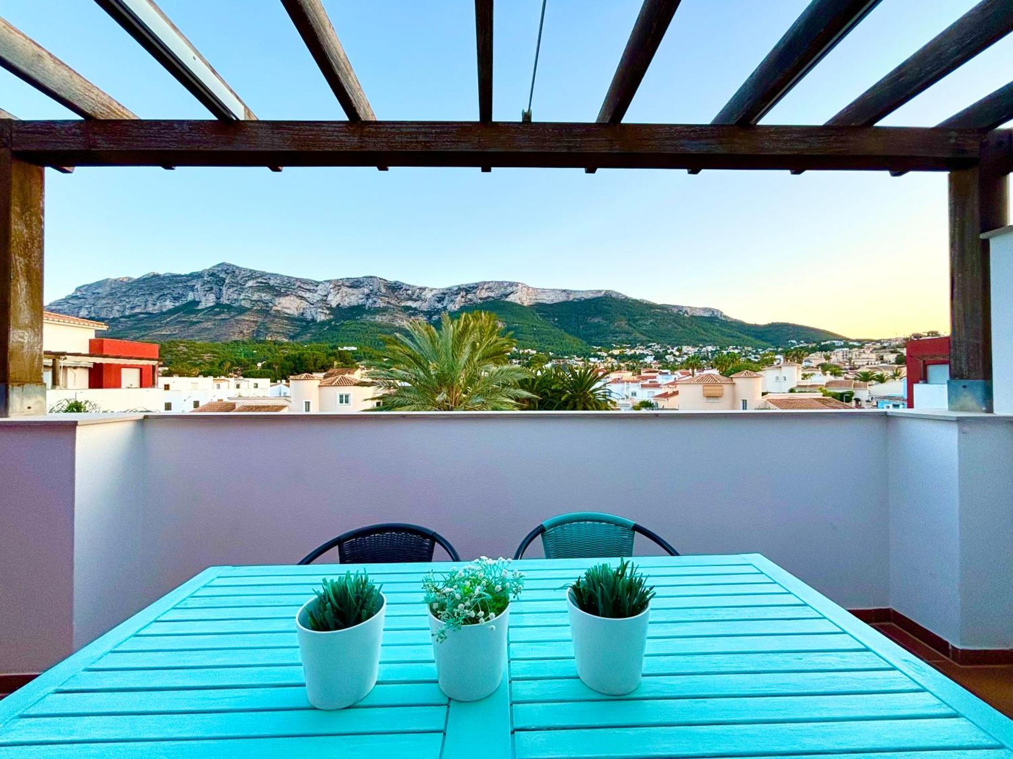Hoteltype Penthouse 2 Beds, Parking, Wifi & Pool Stunning Views Dénia Extérieur photo